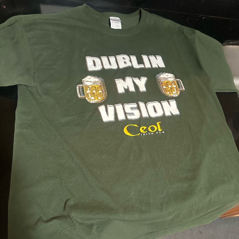 Green Irish shirt